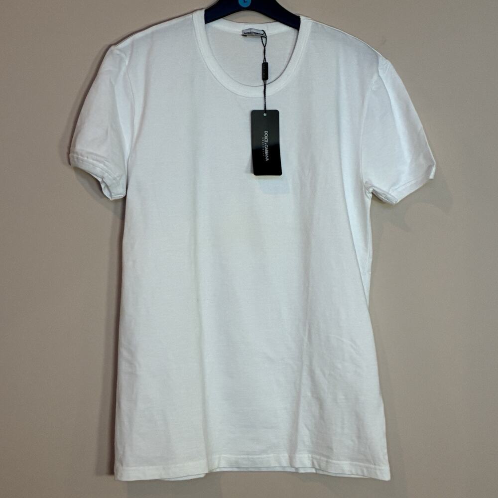 Dolce & Gabbana Underwear Round-Neck T-Shirt White Size M